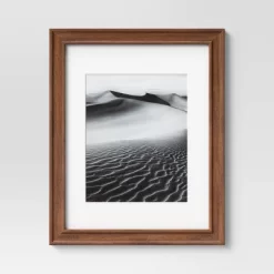 Wood Matted Wall Frame Midtone Woodgrain - Threshold™ -Art Wall Deals Store GUEST d93b2f55 571c 4f1e 916e e32b4feb3ce3