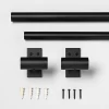Steel Curtain Rod Matte Black - Hearth & Hand™ With Magnolia