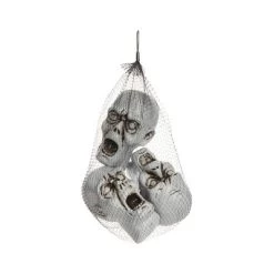 Gallerie II Zombie Heads In Mesh Bag Set Of 3 Halloween Decor