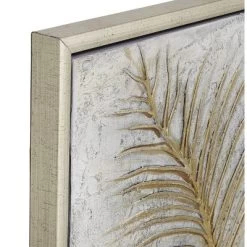 Canvas Leaf Framed Wall Art With Silver Frame Gold - CosmoLiving By Cosmopolitan 18 Canvas Leaf Framed Wall Art With Silver Frame Gold - CosmoLiving By Cosmopolitan -Art Wall Deals Store GUEST de317905 ca8a 4330 87b8 b279a337d986