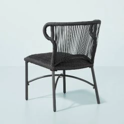 2pk Wicker Weave Outdoor Padded Dining Chair Set - Dark Gray - Hearth & Hand™ With Magnolia -Art Wall Deals Store GUEST de67d0cd 52a1 4842 8b0a bd5a86358e47