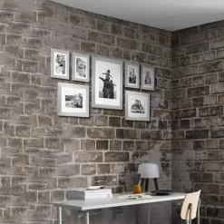 7pc Decorative Stamped Photo Frame Set Silver - Stonebriar Collection -Art Wall Deals Store GUEST e1229ee0 2a5e 4c6b ae9a f7506b638e91