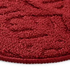 Farmlyn Creek Slip-Resistant Kitchen Floor Mat, Half Round Red Kitchen Rug With Rubber Backing For Office, Sink, Laundry Room, Red, 18x30 In -Art Wall Deals Store GUEST e1bedc3f 4ea7 495f ade3 960c99af6ac3