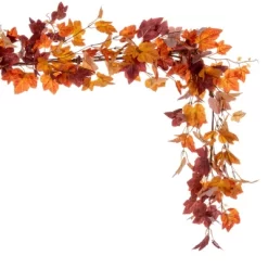Vickerman 60" Artificial Orange Fall Maple Leaf Garland -Art Wall Deals Store GUEST e26b6e7b 4ae3 45f2 9933 aa49d63d1be6