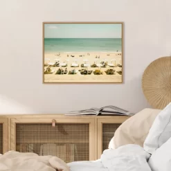 24" X 18" Seaside 3 By Carina Okula Framed Canvas Wall Art - Amanti Art 9 24" X 18" Seaside 3 By Carina Okula Framed Canvas Wall Art - Amanti Art -Art Wall Deals Store GUEST e603f154 f042 48b1 910d 88d3e8607301