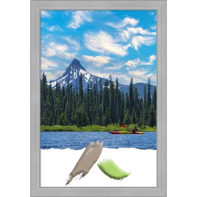 Amanti Art Vista Brushed Nickel Narrow Picture Frame 10 Amanti Art Vista Brushed Nickel Narrow Picture Frame - Image 10