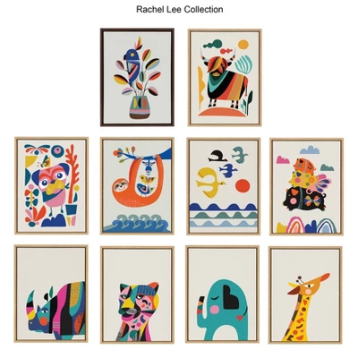 18" X 24" Sylvie Tiger Framed Canvas Wall Art By Rachel Lee Natural - Kate And Laurel 4 18" X 24" Sylvie Tiger Framed Canvas Wall Art By Rachel Lee Natural - Kate And Laurel - Image 4