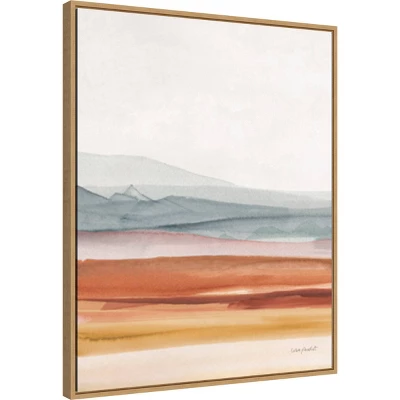 22" X 28" Sierra Hills 03 By Lisa Audit Framed Canvas Wall Art Light Brown - Amanti Art 1 22" X 28" Sierra Hills 03 By Lisa Audit Framed Canvas Wall Art Light Brown - Amanti Art