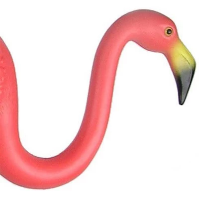 Union Products 62360 Outdoor Original Iconic Featherstone Weather Resistant Metal 24 Inch And 34 Inch Flamingo Yard Lawn Ornaments, Set Of 2, Pink 3 Union Products 62360 Outdoor Original Iconic Featherstone Weather Resistant Metal 24 Inch And 34 Inch Flamingo Yard Lawn Ornaments, Set Of 2, Pink - Image 3
