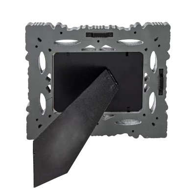 Filigree 4X6 Photo Frame Gray MDF & Glass - Foreside Home & Garden 3 Filigree 4X6 Photo Frame Gray MDF & Glass - Foreside Home & Garden - Image 3