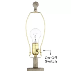 Regency Hill Glenn Rustic Country Cottage Table Lamps 27" Tall Set Of 2 Brushed Gray Terra Cotta Beige Fabric Shade For Bedroom Living Room Nightstand 10 Regency Hill Glenn Rustic Country Cottage Table Lamps 27" Tall Set Of 2 Brushed Gray Terra Cotta Beige Fabric Shade For Bedroom Living Room Nightstand -Art Wall Deals Store GUEST ee875b24 79f9 46de 976e 21c7d0900de0