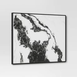 30" X 24" 2pk Marble Framed Printed Canvases Black/Tan - Threshold™ -Art Wall Deals Store GUEST ee8dbcd4 3a77 400f a328 31e7ac7d6acd