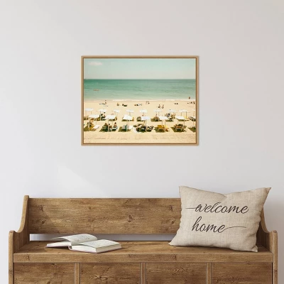 24" X 18" Seaside 3 By Carina Okula Framed Canvas Wall Art - Amanti Art 4 24" X 18" Seaside 3 By Carina Okula Framed Canvas Wall Art - Amanti Art - Image 4