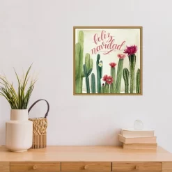16" X 16" Christmas Cactus I Feliz Navidad By Grace Popp Framed Canvas Wall Art - Amanti Art 9 16" X 16" Christmas Cactus I Feliz Navidad By Grace Popp Framed Canvas Wall Art - Amanti Art -Art Wall Deals Store GUEST eed55c52 6b60 4db9 be54 68ead8c07333