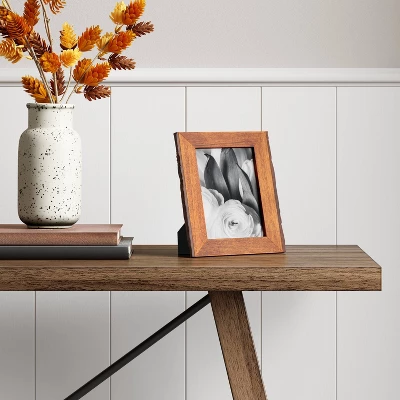 4" X 6" Vertical Sides Natural Frame Antique Wood - Threshold™ 1 4" X 6" Vertical Sides Natural Frame Antique Wood - Threshold™