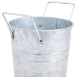 Farmlyn Creek 4-Pack 10-Inch Galvanized Flower Buckets With Handles, Metal Floral Vases For Fresh Flowers And Dried Floral Table Arrangements -Art Wall Deals Store GUEST f2e49ba2 fc36 4328 9933 c2e5c849f98b