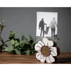 White Shaped Wood Decorative Picture Block - Foreside Home & Garden -Art Wall Deals Store GUEST f5e3e43f 41cb 4063 934a d9aef04c8f87