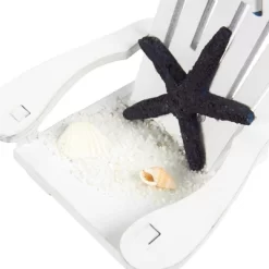 Juvale Set Of 4 Mini Beach Chair For Bathroom, Nautical Home Decor, Ocean Decorations (4 In) -Art Wall Deals Store GUEST f7156193 810a 43b2 894b ca13f7e46f98