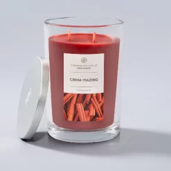 19oz Glass Jar Cinna-mazing Candle - Home Scents -Art Wall Deals Store GUEST f9d08d34 ddd5 4e75 8965 e97d1eab3e37
