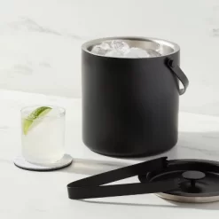 94oz Metal Ice Bucket Black - Threshold™