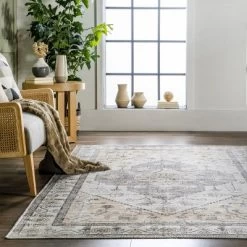 NuLOOM Autumn Vintage Machine Washable Area Rug -Art Wall Deals Store GUEST fe039df4 6c44 455c a06e 3e3974168731