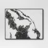 30" X 24" 2pk Marble Framed Printed Canvases Black/Tan - Threshold™