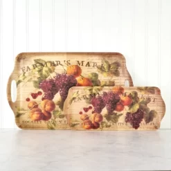 Pimpernel Abundant Fall Large Melamine Handled Tray - 19.25" X 11.5" -Art Wall Deals Store GUEST ffbf9a55 4af8 4521 8218 1d93b0312d45